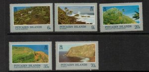 PITCAIRN ISLANDS SG211/5 1981 LANDSCAPES MNH