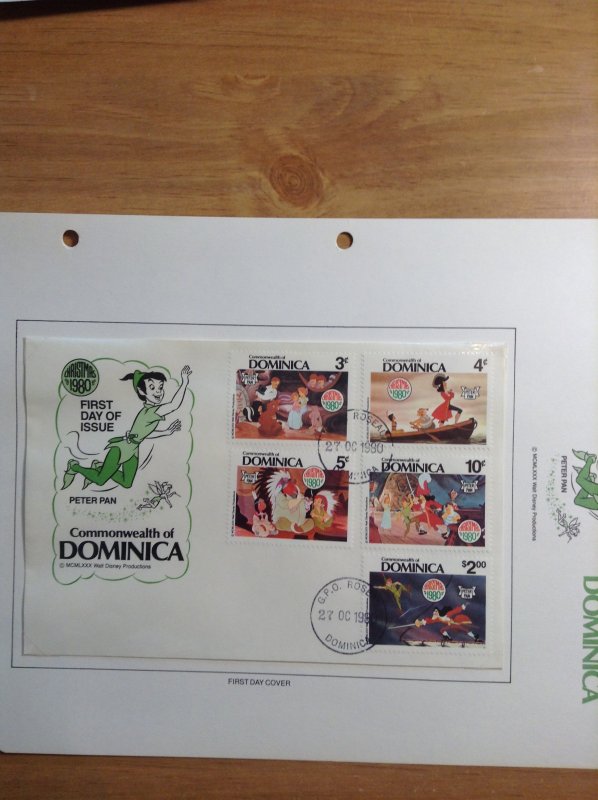 Dominica  #  679-687  First day cover