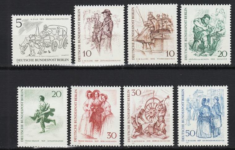 Berlin - 1969 Berliners Paintings Sc#9N237/9N274 - MNH(3002)