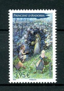 French Andorra 2017 MNH Legend of Cave of Arans 1v Set Legends Mythology Stamps 