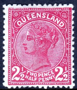 Queensland - Scott #92 - MH - Partial gum, thin - SCV $24.00