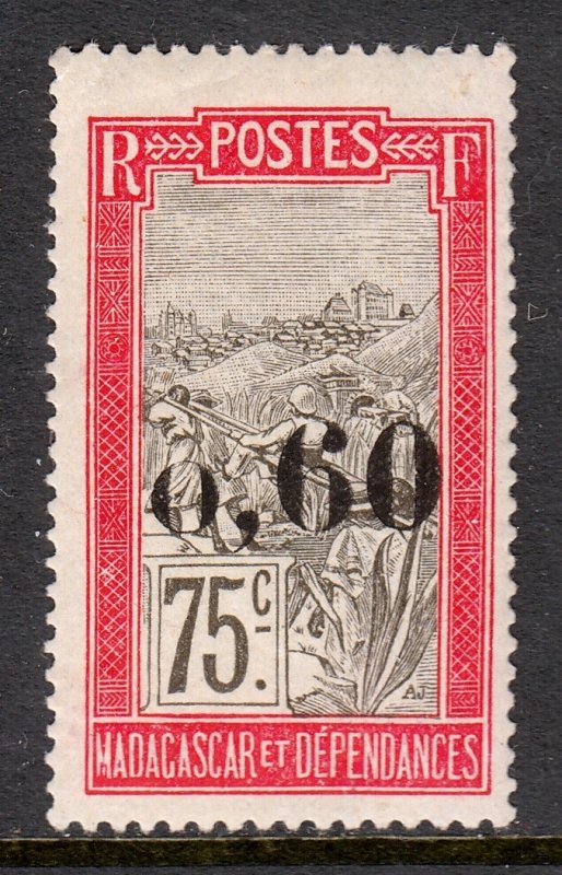 Madagascar - Scott #126 - MH - Perf crease UL corner - SCV $3.25