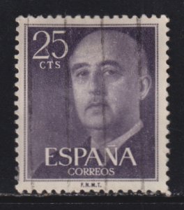 Spain 818 General Francisco Franco 1954