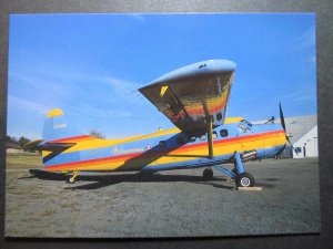 10124 Aviation Postcard AIR SCHEFFERVILLE Airlines DE HAVILLAND DHC-3-