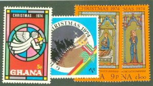 GHANA 544-7 MH BIN$ 1.15