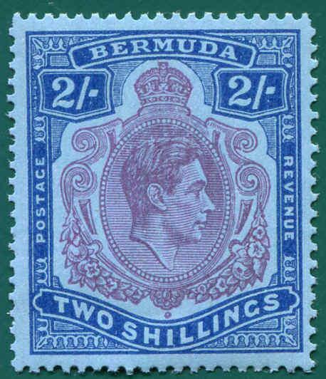 BERMUDA KGVI Scott 123 Perf 13 Never Hinged