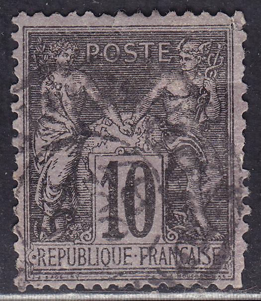 France 91 Peace & Commerce 10c 1877