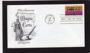 1265 Magna Carta, FDC Artmaster cachet