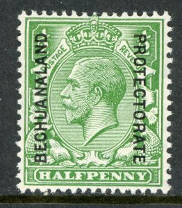 British Bechuanaland 1927 ½¢ Green KGV Wmk MCGvR Scott #96 Mint F767