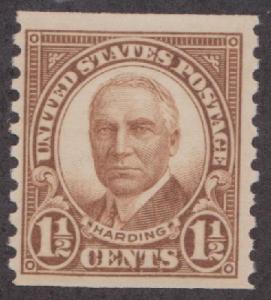 686 Harding MNH Coil Single