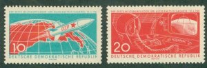 Germany DDR 549-50 MNH SPACE CV $2.50 BIN $1.50