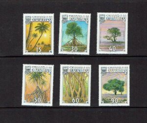 Tuvalu: 1990  Tropical Trees,  MNH set