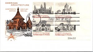 FDC 1980 SC #1841a - Farnam Cachet - New York, Ny - Booklet Of 4 - F71588