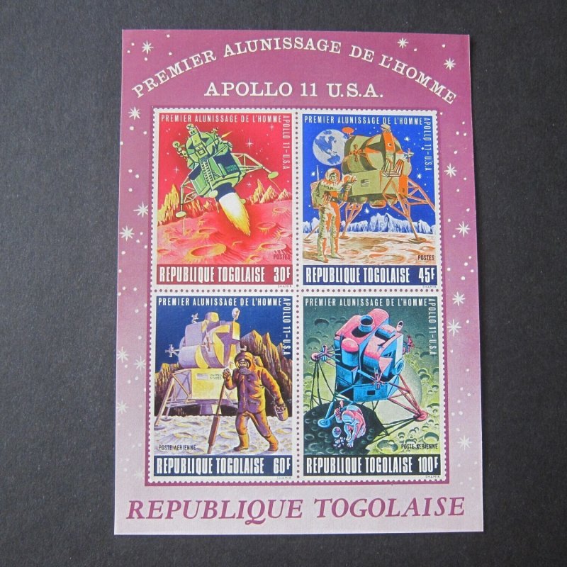 Togo 1969 Sc C108a space set MNH