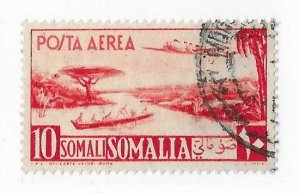 Somalia Sc #C27    10s top value used VF