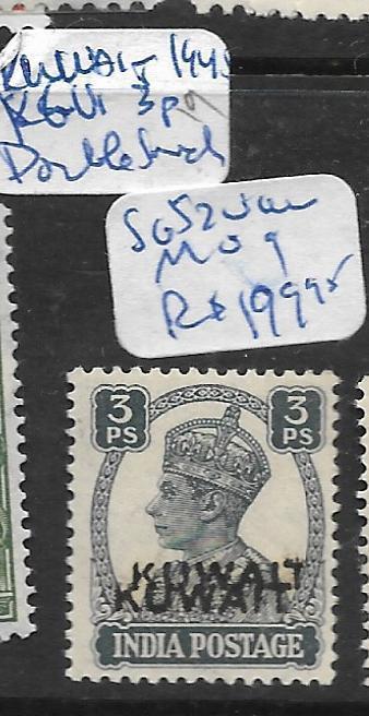 KUWAIT (P0604B) ON  INDIA KGVI 3P DOUBLE SURCH SG 52 VAR  MOG