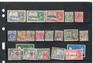 GRENADA COLLECTION ON STOCK SHEET MINT/USED