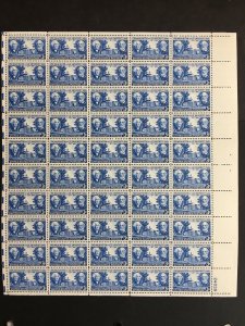 1949 sheet, Washington & Lee University, Sc# 982