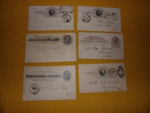 1800'S POSTAL CARD COLLECTION