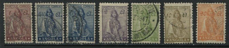 Angola 1932 Ceres definitives used