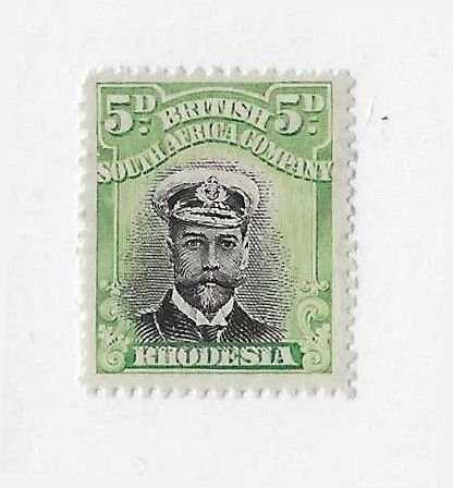 Rhodesia Sc #126 5p  HR FVF