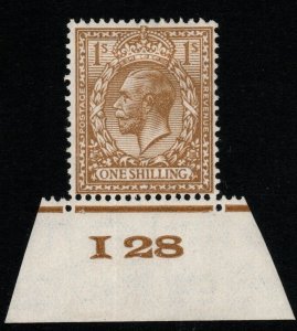 GB SG429 N45(1) 1924 1/= BISTRE-BROWN CONTROL I28 MTD MINT