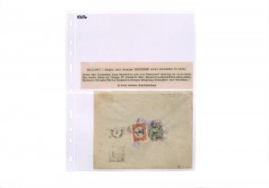 GUATEMALA Cover Reg. DUTCH EAST INDIES JAVA French *Ligne N* Salazie 1907 XD36