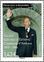 Andorra - Postfris/MNH - Valery Giscard d'Estaing 2022