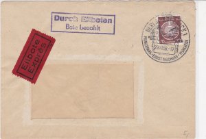 German Democratic Republic 1956 Slogan Cancel Official Expres Stamps Cover 24396