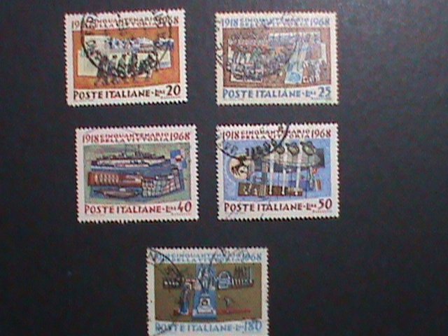 ​ITALIY-VERY OLD -PICTORIAL  USED STAMPS SET VERY FINE WE SHIP TO WORLD WIDE