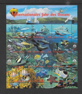 UNITED NATIONS-VIENNA #239 YEAR OF THE OCEANS  MNH