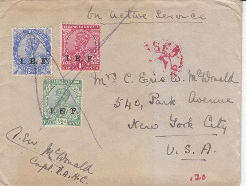 Cover: 1916, Indian Expeditionary Forces, See Remark  (M3144)