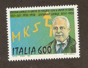 Italy Scott # 1809  Mint