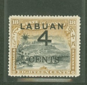 Labuan #91 Unused Single