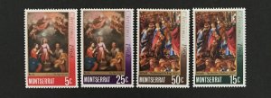 Montserrat 1968 #208-11, Christmas, MNH.