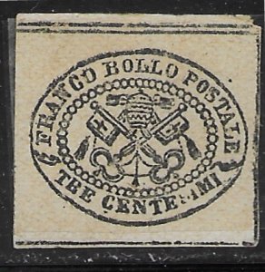 Italy Roman States #13 Unused reprint.