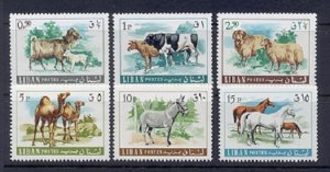 LEBANON- LIBAN MNH SC# 453-458 ANIMALS