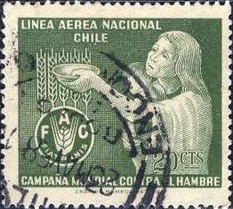 Chile; 1963: Sc. # C248: O/Used Cpl. Set