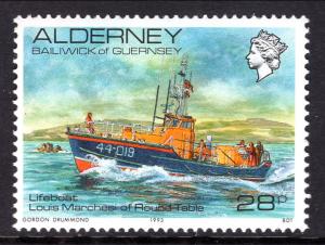 Alderney 46 Lifeboat MNH VF