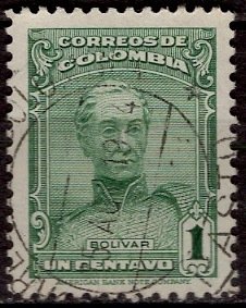 Colombia; 1939: Sc. # 467: Used Single Stamp