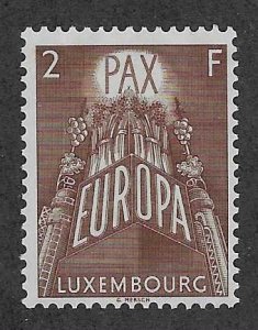 Luxembourg  #329 2fr Europa   (MNG )  CV $1.25