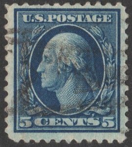 SC#504 5¢ Washington Single (1917) Used