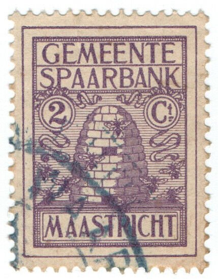 (I.B) Netherlands Revenue : Maastricht Savings Stamp 5c (Beehive)