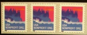 US Stamp #3785 MNH Sea Coast Coil Strip of 3