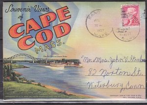 United States. Cape Cod, Mass. Postcard Folder.