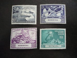 Stamps - Bermuda - Scott# 138-141 - Mint Hinged Set of 4 Stamps