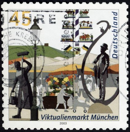 Germany #2261A 45c Used (Viktualienmarkt München - Munich Market)