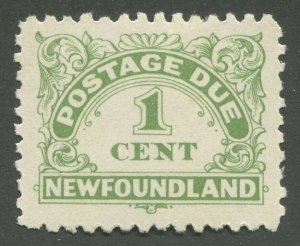 NEWFOUNDLAND J1a MINT POSTAGE DUE STAMP