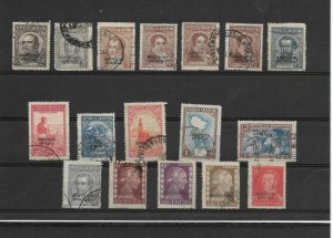 ARGENTINA 1935 1955 OFICIAL OVERPRINTED STAMPS SERVICIO OFICIAL LOT USED