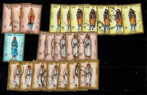 Oman selection from stockbooks: costumes